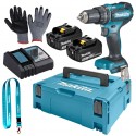 Makita DHP485RFJ wiertarko-wkrętarka 18B BL udar 2xaku 3Ah