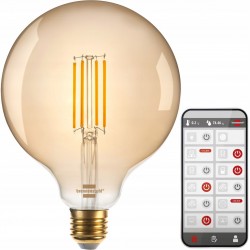 Brennenstuhl inteligenta żarówka led globe smart e27 ściemnialna 4,9w alexa google wifi app