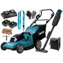 Makita dlm480ct2 kosiarka akumulatorowa 48cm mulczowanie 2x18v + odkurzacz