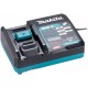 Makita zestaw zasilający 40v xgt 2x akumulator bl4040 4ah ładowarka dc40ra