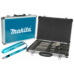 Makita d-42444 zestaw dłut i wierteł sds+ plus 17 elementów w walizce