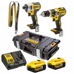 Dewalt dck266p2 wiertarko-wkrętarka dcd796 zakrętarka dcf887 18v 2xaku 5ah