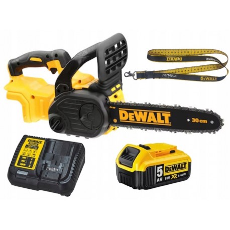 Dewalt dcm565p1 akumulatorowa pilarka łańcuchowa bezszczotkowa 30cm 18v