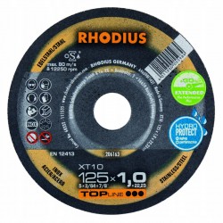 Rhodius 206163 tarcza do cięcia metalu 125x1,0 xt10 topline