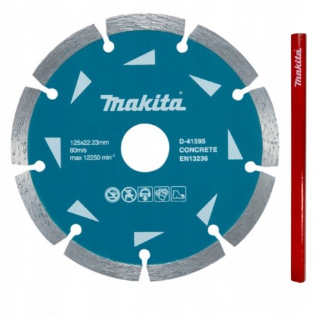 Makita d-41595 diamentowa tarcza tnąca do betonu 125 x 22,23 mm