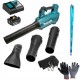 Makita dub184rt dmuchawa do liści akumulatorowa 18v 52,1 m/s 13,0 m³/min