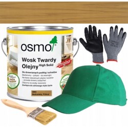 Osmo 3065 wosk do drewna twardy olejny bezbarwny półmat 3l ochrona drewna