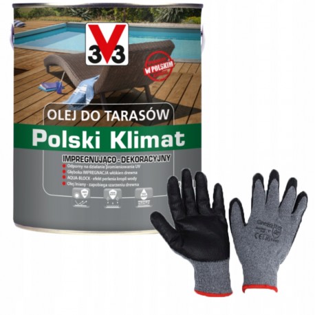 V33 olej do tarasów polski klimat 1l dąb