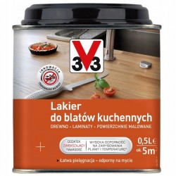 V33 lakier do blatów kuchennych 0,5l bezbarwny