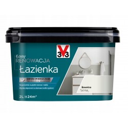 V33 farba akrylowa renowacyjna łazienka płytki meble bawełna satyna 2l