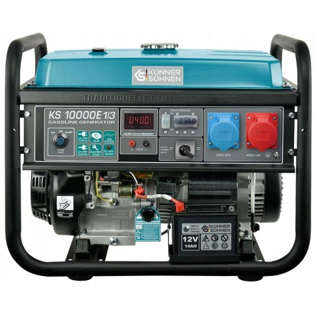 K&s ks-10000e 1/3 agregat prądotwórczy generator prądu 230v/400v vts 8kw