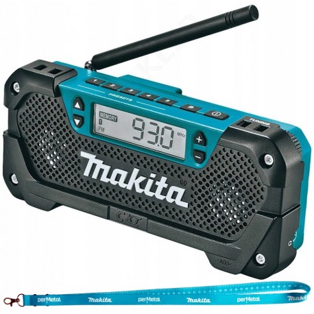 Makita mr052 radio akumulatorowe stereo cxt 10,8v / 12v aux