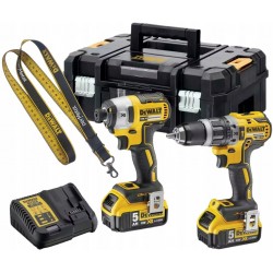 Dewalt dck266p2t wkrętarka dcd796 zakrętarka dcf887 18v 2xaku 5ah tstak