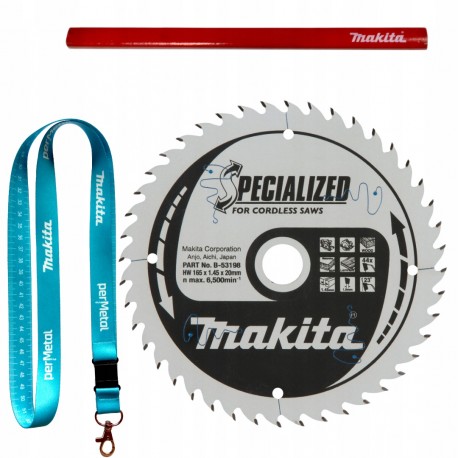 Makita b-53198 tarcza tnąca specialized 165x20 44z drewno mdf laminat