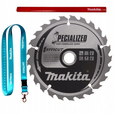 Makita b-62985 tarcza tnąca efficut 165x20 25z drewno