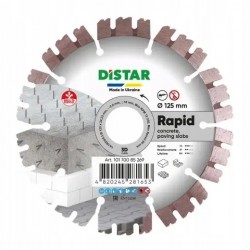 Distar Tarcza Diamentowa Do Granitu i Betonu Zbrojonego Rapid 125x2,0/1,2x10x22,23