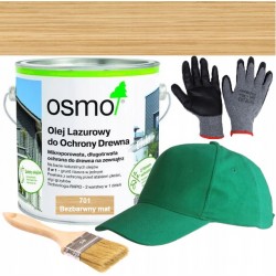 Osmo 701 Olej Lazurowy Do Ochrony Drewna Bezbarwny Mat 2.5l