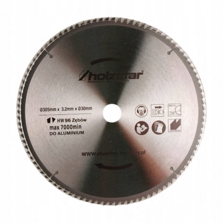 Holzstar Tarcza Tnąca Do Tworzyw I Aluminium Kgz305 - 96z 305x3,2x30mm