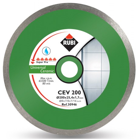 Rubi 30946 tarcza CEV 200 SUPERPRO diamentowa ceramika