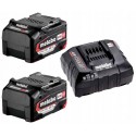 Metabo Zestaw Zasilający 2x Akumulator 4ah 18v Lipower +ładowarka Asc55 Cas