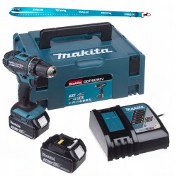 Makita Ddf482rfj Wiertarko-wkrętarka 18v 2xaku 3ah Ładowarka Makpac Zestaw