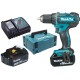 Makita Ddf482rfj Wiertarko-wkrętarka 18v 2xaku 3ah Ładowarka Makpac Zestaw