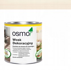 Osmo wosk dekoracyjny: transparent 3111 biały 0,75l