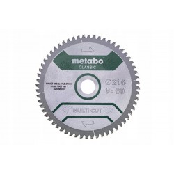 Metabo Piła Tarczowa Multi Cut - Classic, 216x30, Z60 Fz/tz, 5° Ujemny