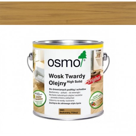 Osmo wosk twardy olejny 3065 bezbarwny półmat 2,5L