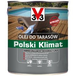 V33 olej do tarasów polski klimat 1l dąb
