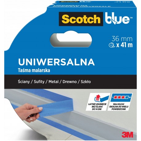 Scotchblue Taśma Malarska Uniwersalna 36mmx41m