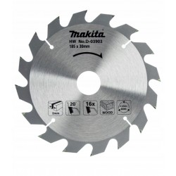 Makita Tarcza Do Drewna Tnąca 185x30x16z