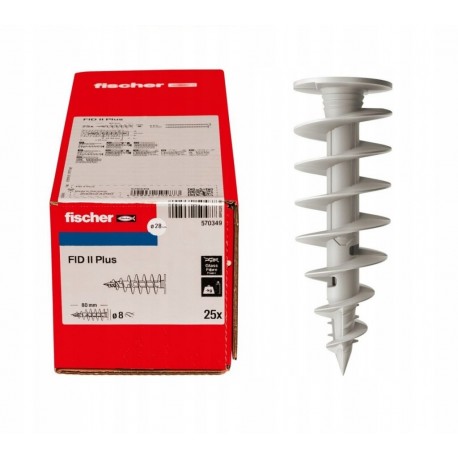 Fischer Fid Ii Plus Kołek Do Mocowania W Izolacji 80x28mm Tx40 25 Szt