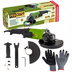 Procraft Pw2200es Szlifierka Kątowa 180mm 1400w Soft Start Regulacja