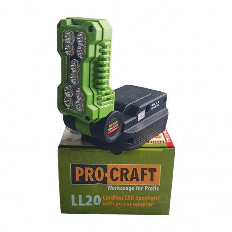 Procraft Ll20bb Reflektor Led Akumulatorowy 5w 500 Lm Powerbank