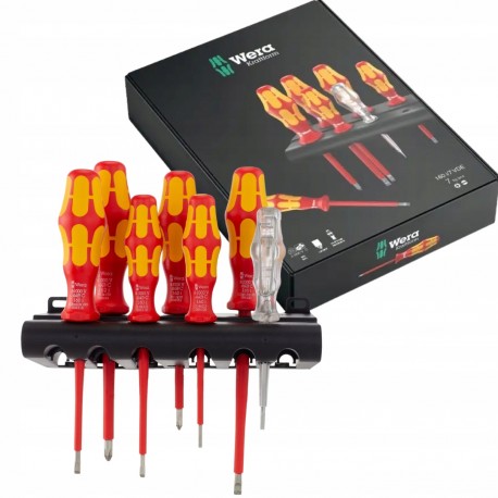 Wera 160 I/7 Vde Rack Zestaw Wkrętaków Kraftform Plus Izolowanych 7szt