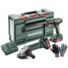 Metabo Set 2.4.4 Combo wiertarko-wkrętarka + szlifierka