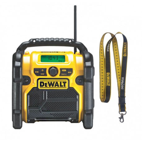 DeWalt DCR020-QW radio budowlane DAB+/FM
