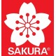 Sakura marker paermapaque dual point czerwony do metalu ceramiki drewna