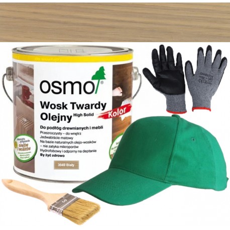 Osmo wosk twardy olejny 3040 kolor biały 2,5L