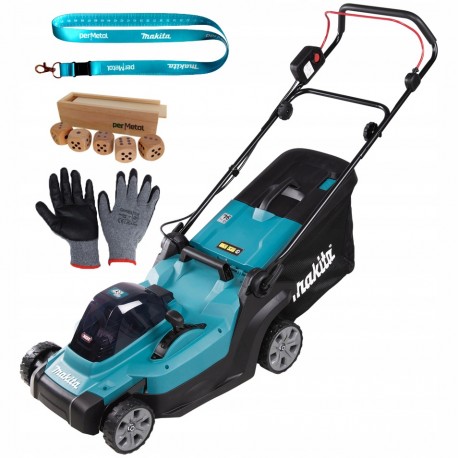 Makita lm004gz kosiarka akumulatorowa 43cm mulczowanie xgt 40v max • 43 cm • 50 l • 740 w