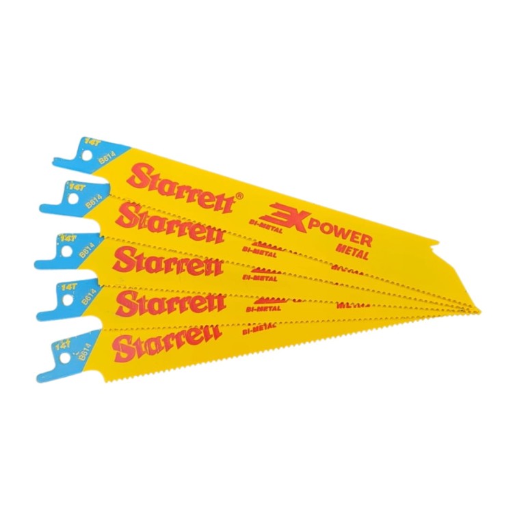 Starrett B614-5 Brzeszczot Do Piły Szablastej Metal 152mm 14tpi 5 Szt