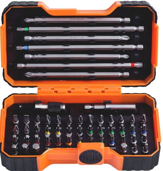 Bahco 59/s54bc Zestaw Bitów 54 Szt Uchwyty Adapter 1/4"