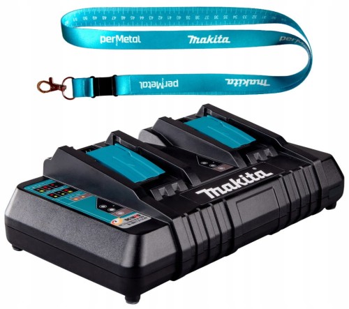 Makita Dc18rd Ładowarka 2-portowa Podwójna Szybka Lxt 14,4v 18v