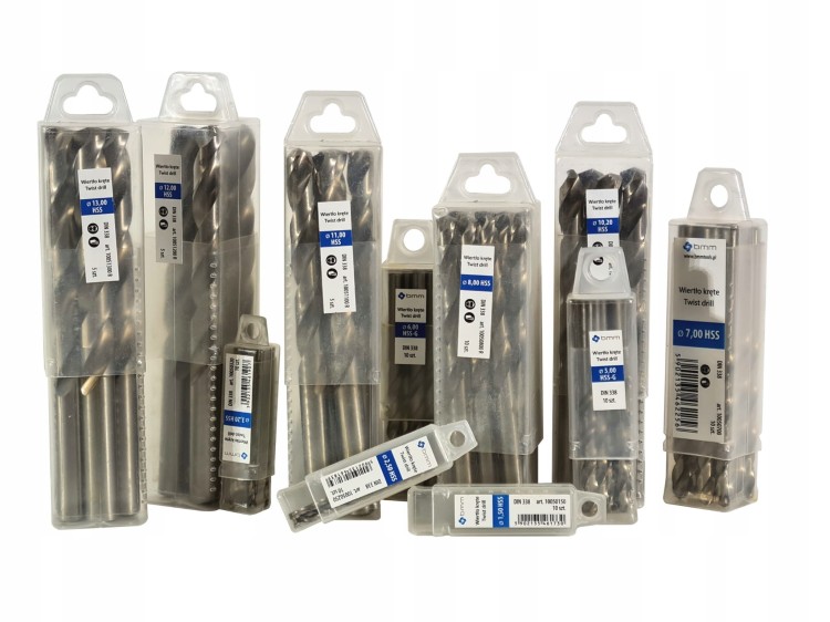 Bmm Tools Wiertło Do Metalu Hss Din 338 12,5 Mm Chwyt Cylindryczny