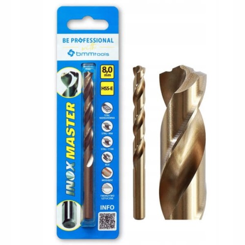 Bmm Tools Wiertło Kręte Hss Kobalt Inox-master 5,0 Mm Din 338 Seria 1017