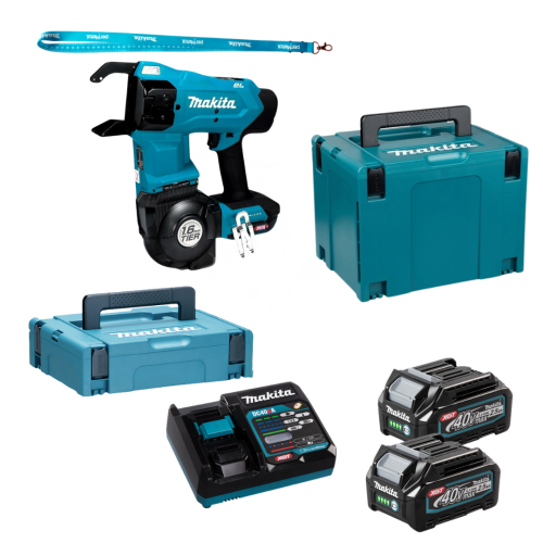 Makita Tr001gm201 Wiązarka Do Zbrojenia Xgt 40v + Zestaw zasilający