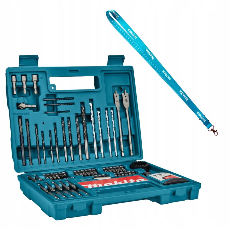 Makita B-53811 Zestaw Wierteł I Bitów 100 El. Walizka