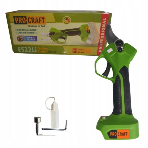 Procraft Es22li Sekator Akumulatorowy 20v 25mm