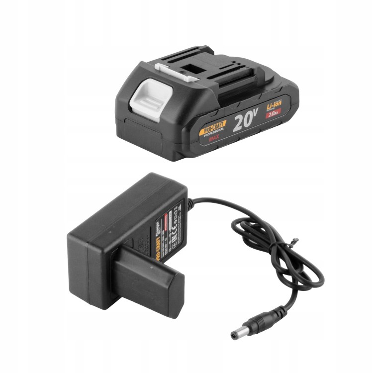 Procraft Pgh2100 Nożyce Akumulatorowe 20v Do Trawy I Krzewów 2w1